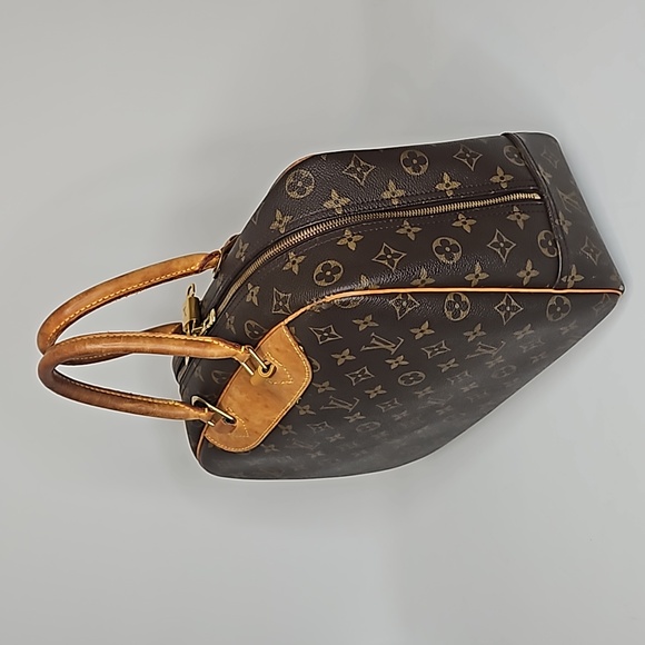 Authentic Louis Vuitton LV Deauville Monogram Handbag Tote Dust bag Lock Key - Picture 5 of 17